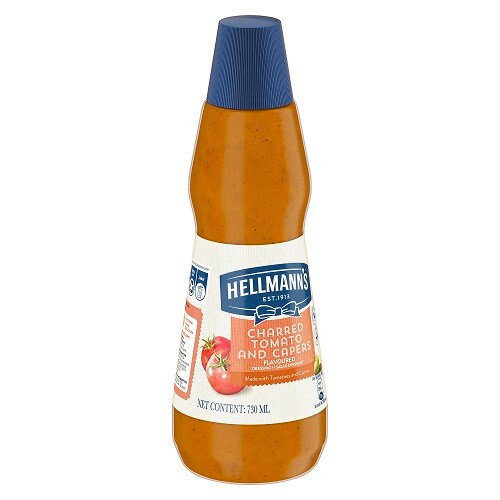 Hellmann’s Charred Tomato and Capers Dressing - Explore exciting and unique flavours with Hellmann’s dressings .